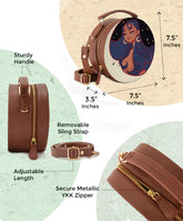 Round Sling Bag | Moon Child